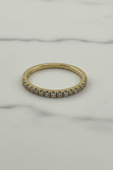 14k diamond wedding band .33ct lab diamond