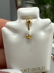 14k earring piercing boca mount