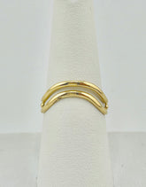 14k two band ring 2.5g