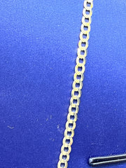14k Necklace cuban style plain 18” 3mm