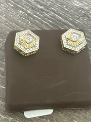 10k Diamond Earring round