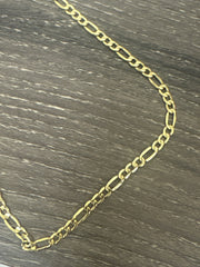14k figaro necklace chain 20”