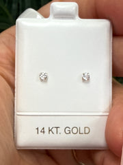 14k CC earring push back 3mm