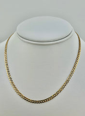 14k Necklace cuban style 16”