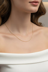 14k necklace gold Franco or rolo chain 16” long