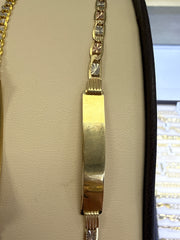 14k bracelet Valentino ID 3 color 8”