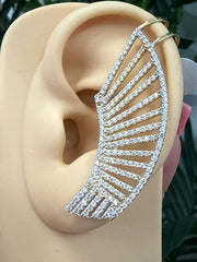 14k earring big lighting flash