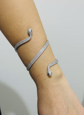 Silver 925 Bracelet silver snake
