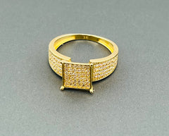 14k ring ladies engagement cz