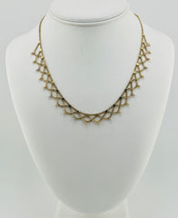 14k Necklace Chain shoker 3 color cleopatra style