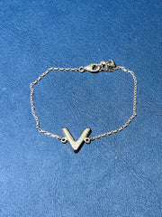 14k bracelet v shape gold