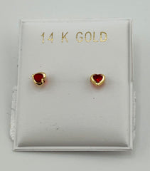 Baby earing heart shape