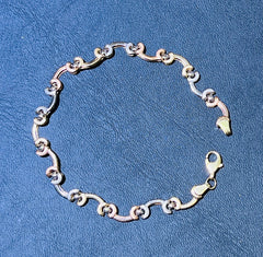 14k bracelet 3 color 7.5”