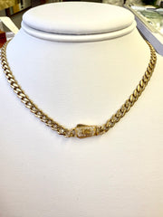 10k Monaco plain bracelet 7”