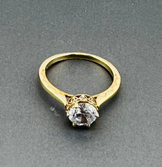 14k ring ladies engagement cz