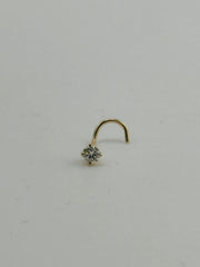 14k Diamond Nose earring