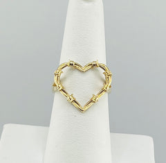14k ring ladies heart karol