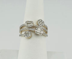14k 1.00ct diamond ladies ring