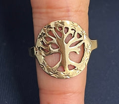 14k tree of life ring