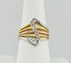 14k ring 3 color