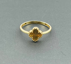 14k flower ring
