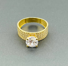 14k ring ladies engagement cz