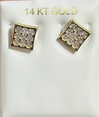 14k earing stones cz