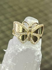 14k Butterfly ring