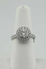 14k 2.5ct diamond ladies ring engagement