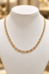 10k necklace valentino 18” 9.16g 4mm