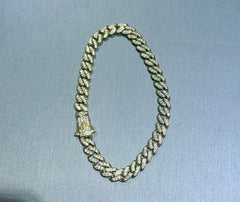 14k Monaco with stones 8” 6mm