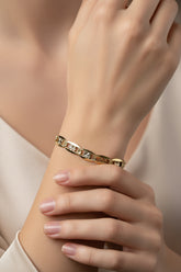 14k bracelet valentino 7” 5mm