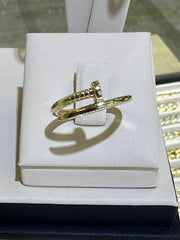 14k ring clavo nail