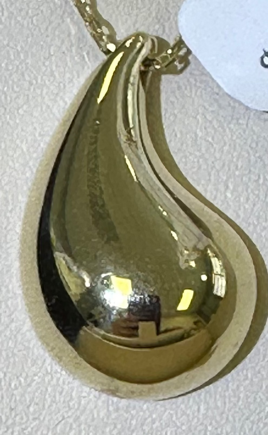 14k Necklace drop gota