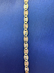 14k necklace valentino 3color 20”