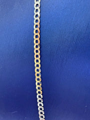 14k necklace 3 color Cuban style 20”
