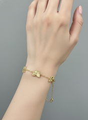 14k buterfly bracelet