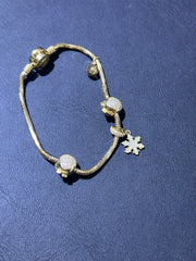 14k Customized charm bracelet