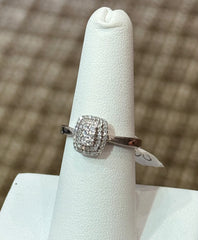 10k ring white gold .5ct diamond