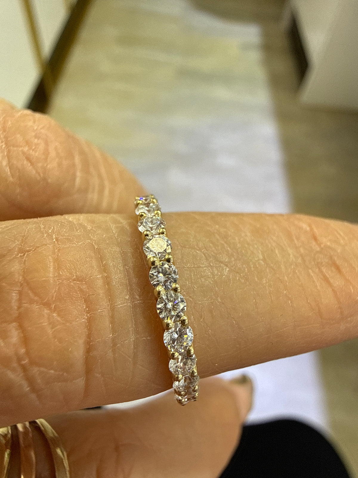 14k 1.00CT diamond ladies ring band engagement