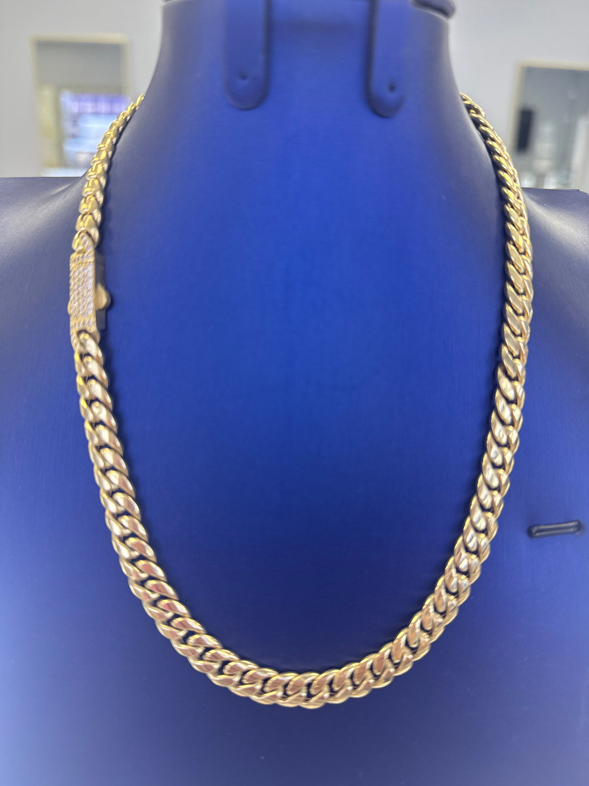 14k necklace monaco choker hollow 16” 15.43g ginglebell