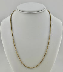 14k rope necklace 20”