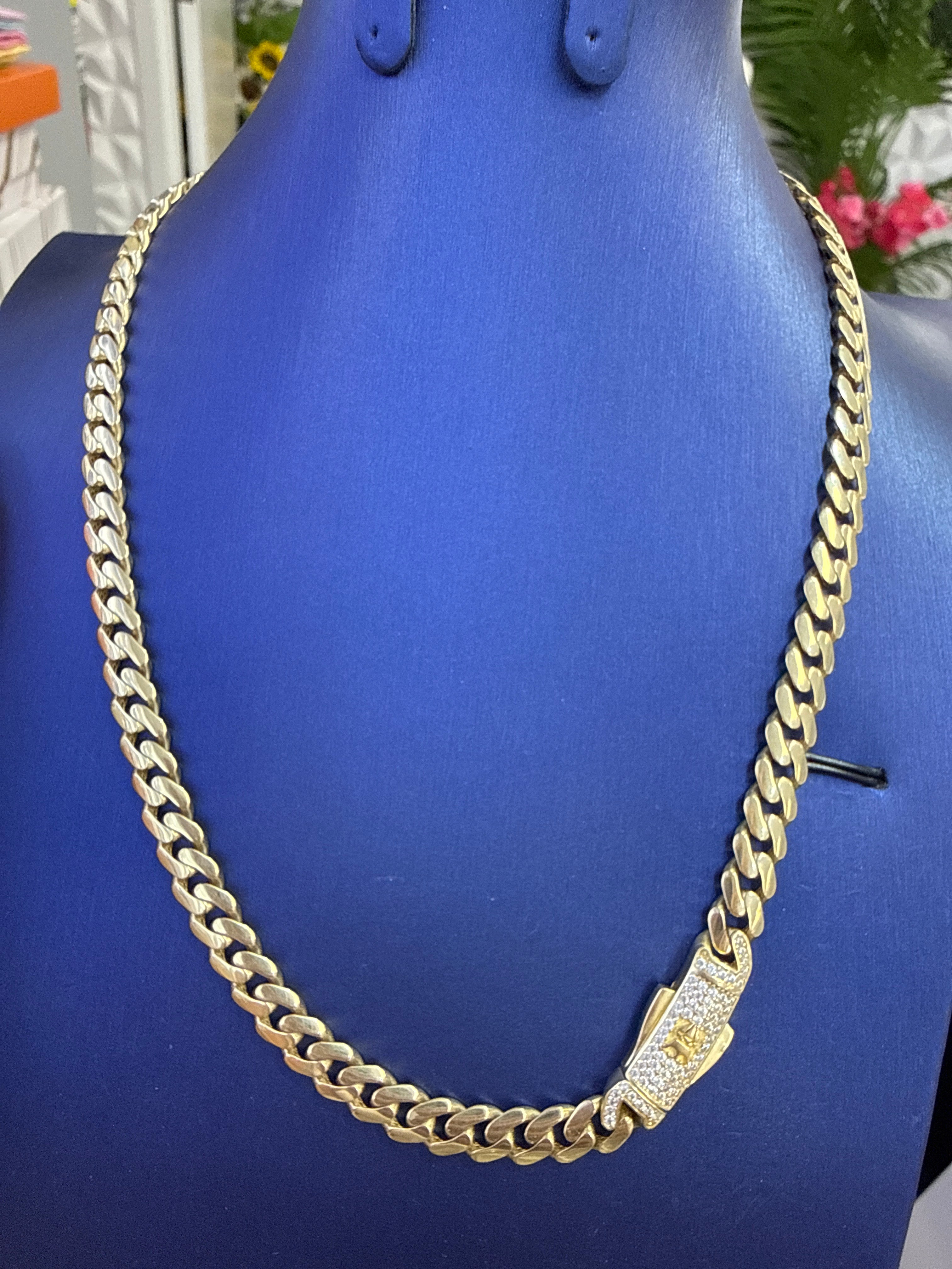 10k monaco choker 7mm 18” 20.35g 7mm