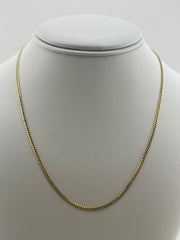 14k Necklace cuban style 18”