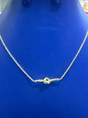 14k necklace infinity choker with heart