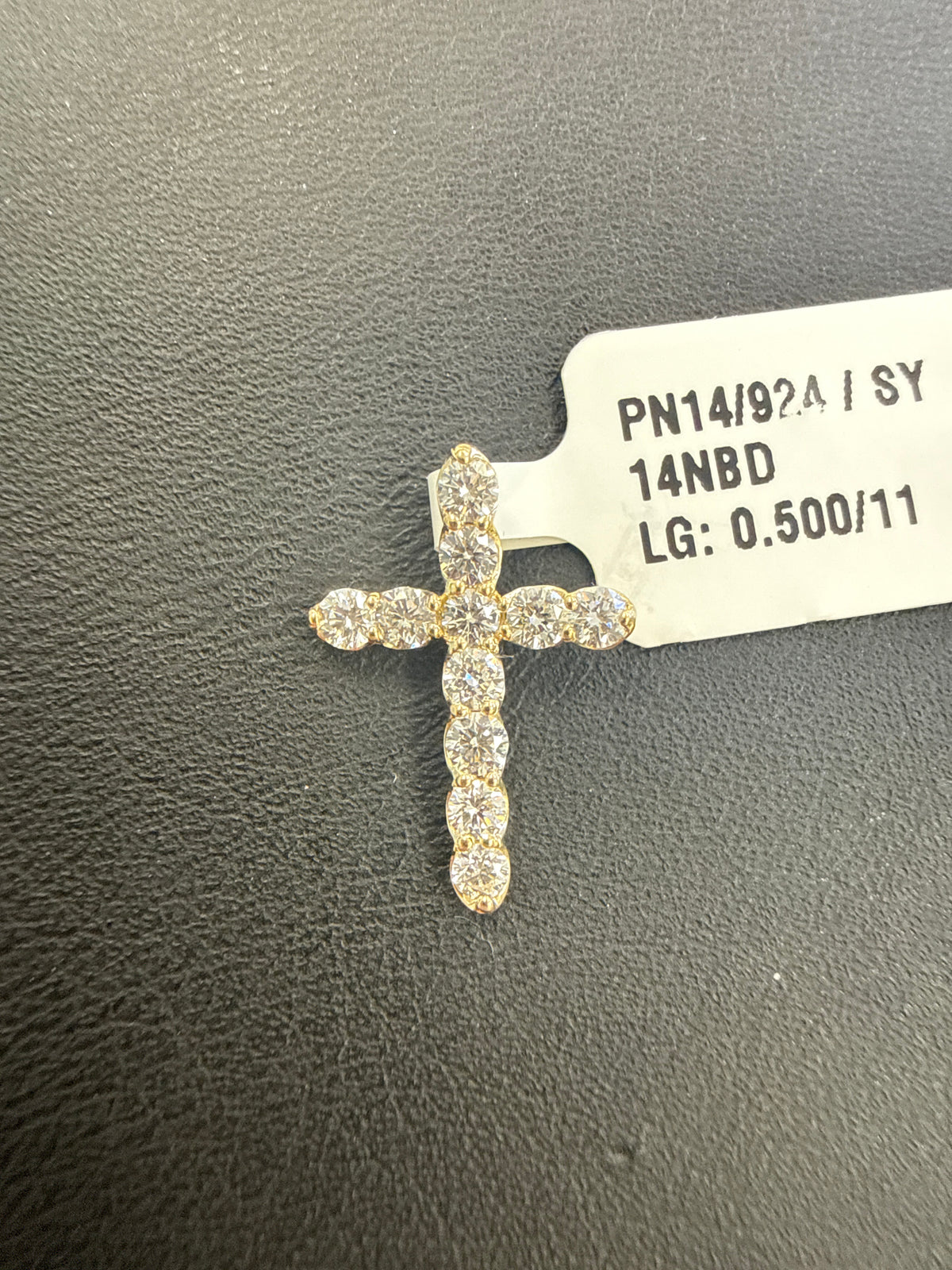 14k pendant lab  diamond
