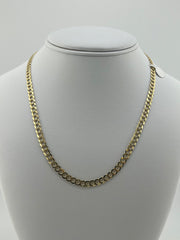 14k Necklace cuban style 18”