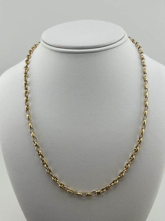 14k Necklace gucci style 20”