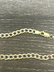 14k Necklace cuban style 20” hollow