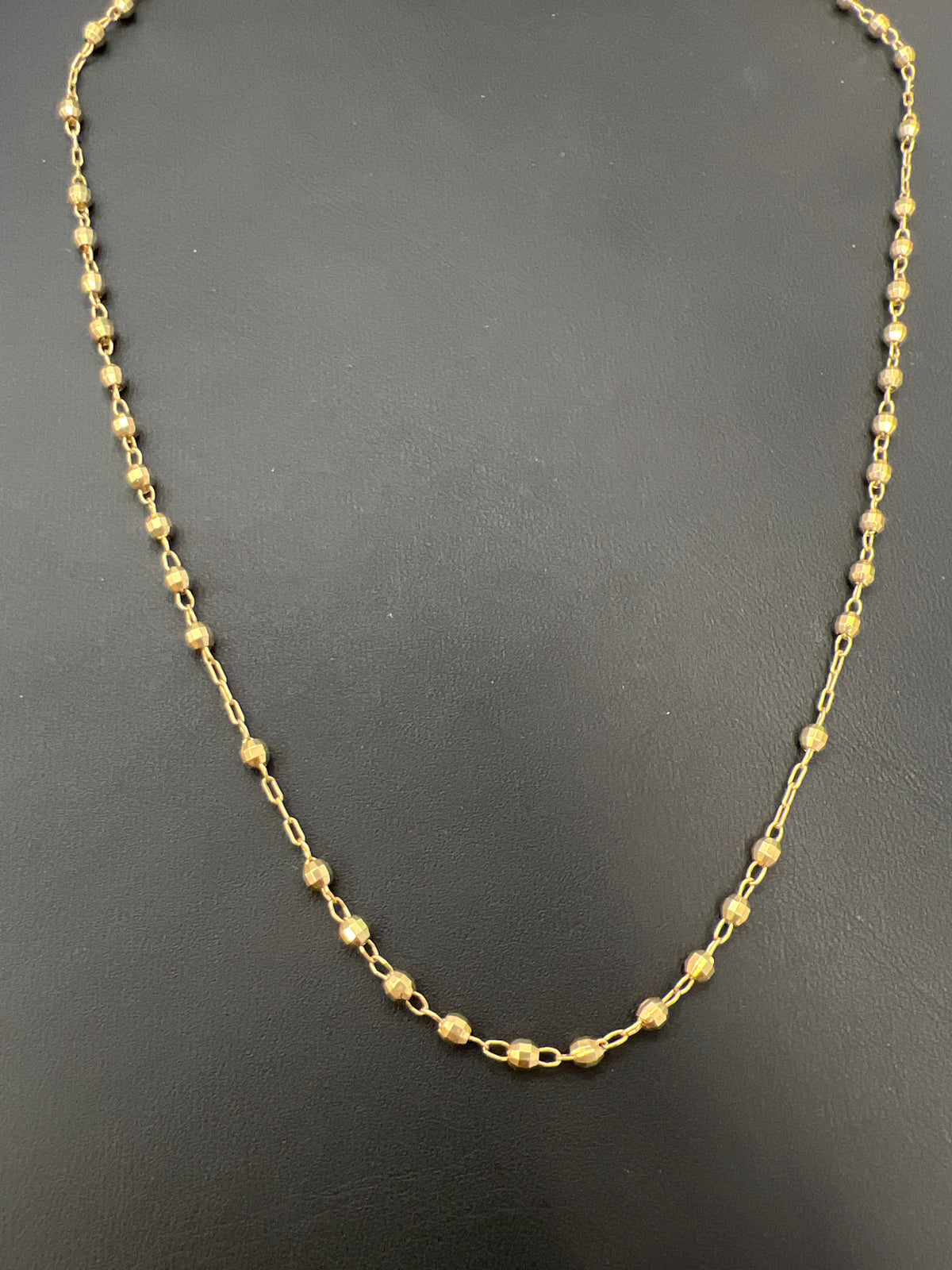 14k Beaded necklace